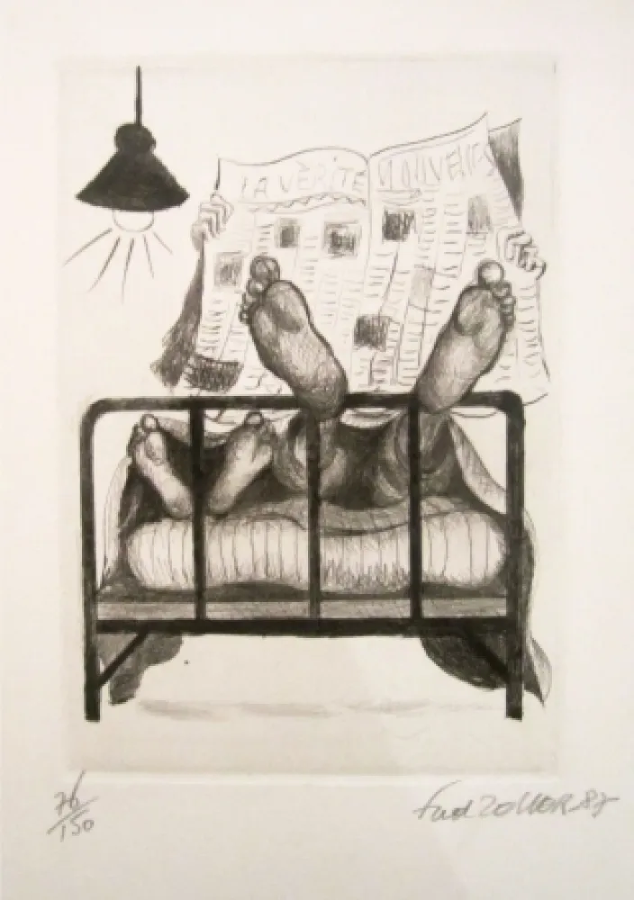 Lithografie Zeller - La vérité, nouvelles