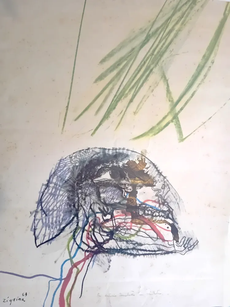Lithografie Zigaina - Senza titolo