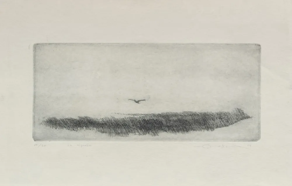 Gravure Zobel - La cigüeña