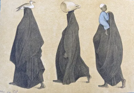 Lithografie Zuniga - Impressions of Egipto (Egypt) plate 10