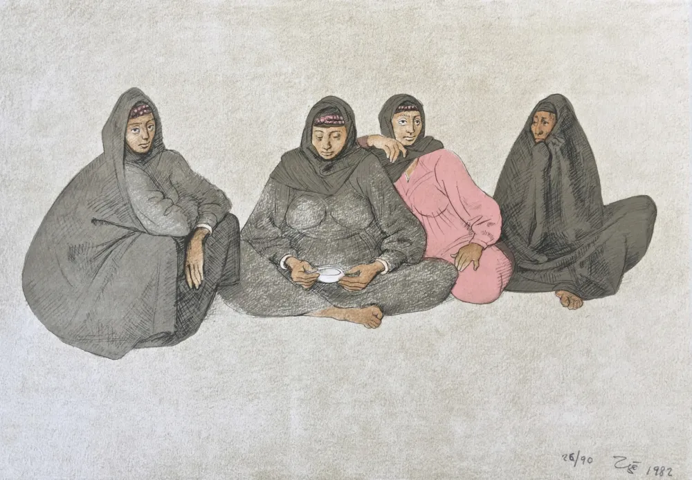 Lithografie Zuniga - Impressions of Egipto (Egypt) plate 9