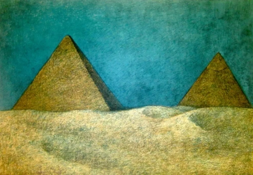 Lithografie Zuniga - Impressions of Egypt Suite, Plate 10