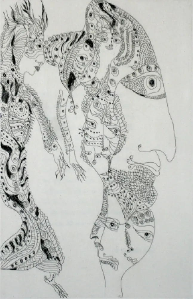 Ets En Aquatint Zurn - Oracles et spectacles