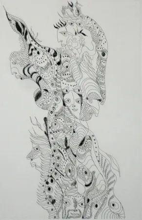 Ets En Aquatint Zurn - Oracles et spectacles 4