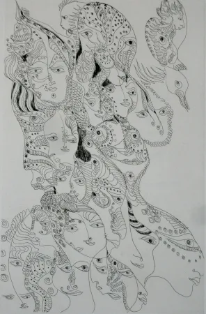 Ets En Aquatint Zurn - Oracles et spectacles 7