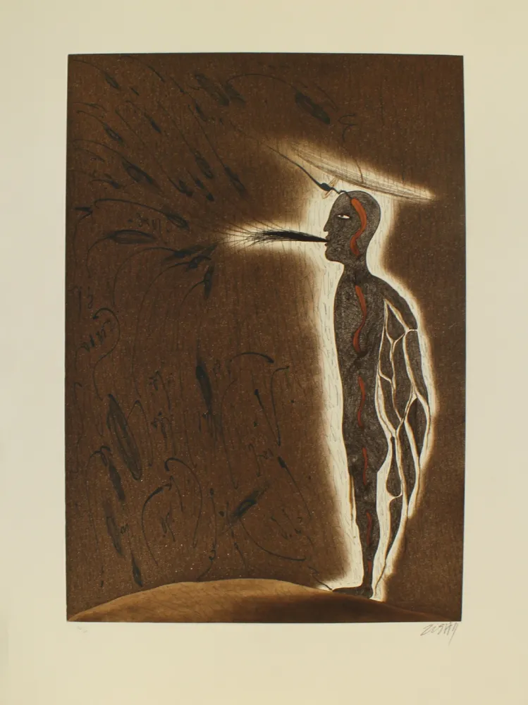 Ets En Aquatint Zush - Dazin