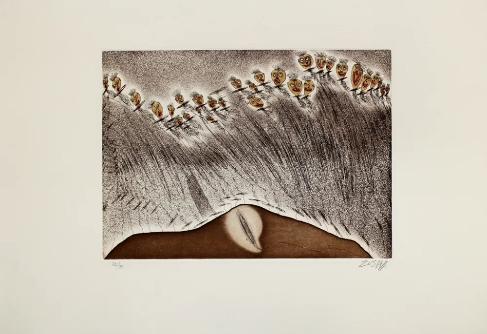 Ets En Aquatint Zush - Emeros